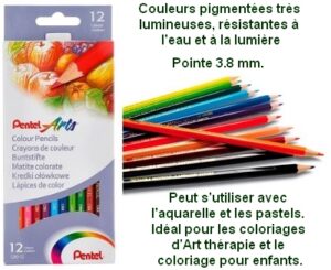 crayon couleur Pentel