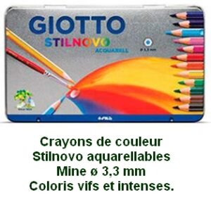 Crayons stylnovo aquarellebles