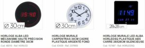 horloge murale